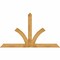 Ekena Millwork Richland Rough Sawn Timber Gable Bracket, Western Red Cedar, 96"W x 56"H x 2"D x 6"F, 14/12 Pitch GBW096X56X0206RIC00RWR - alternate 1